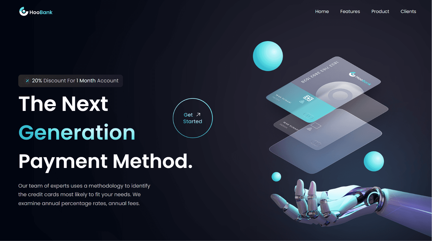 Hoobank — Modern UI Concept
