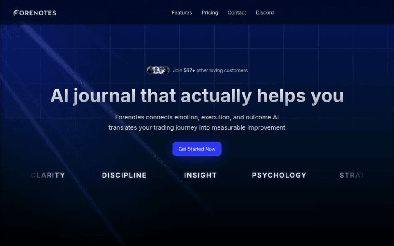 Forenotes — AI Trading journal