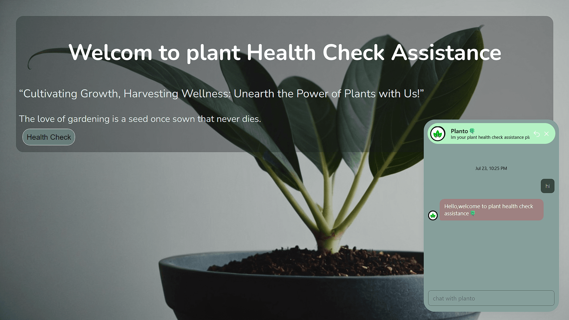 Plant Health Assistant